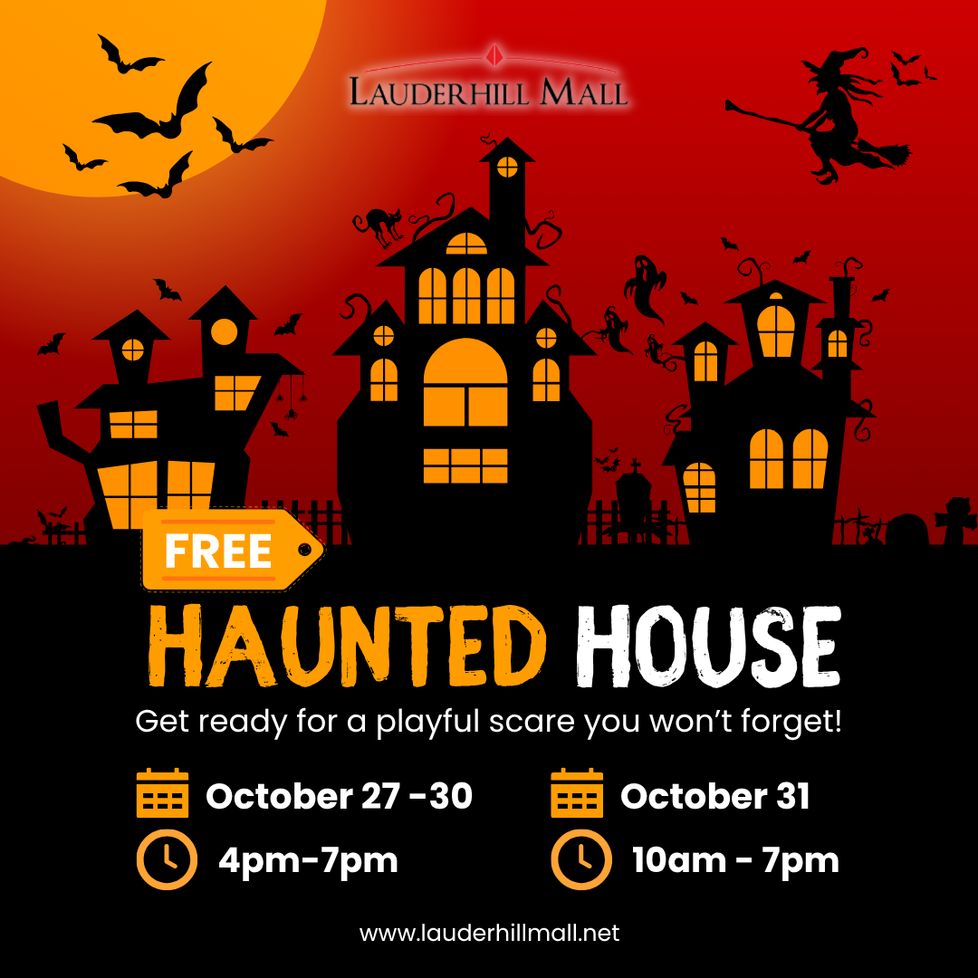 FREE Haunted House for All Lauderhill Mall Visitors!