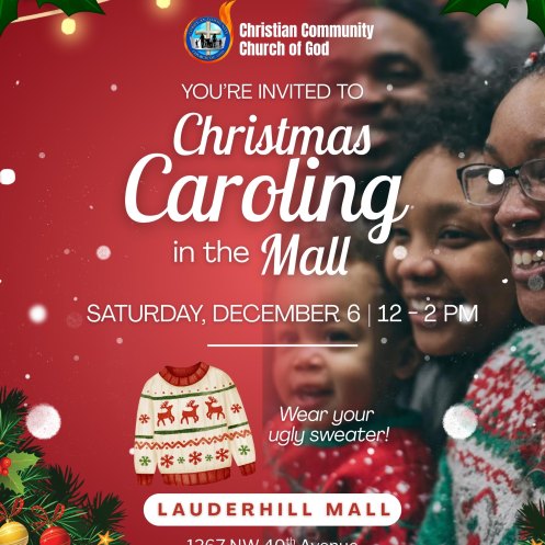 You’re invited to Christmas Caroling