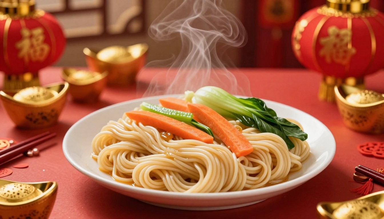 Longevity Noodles Chinese style