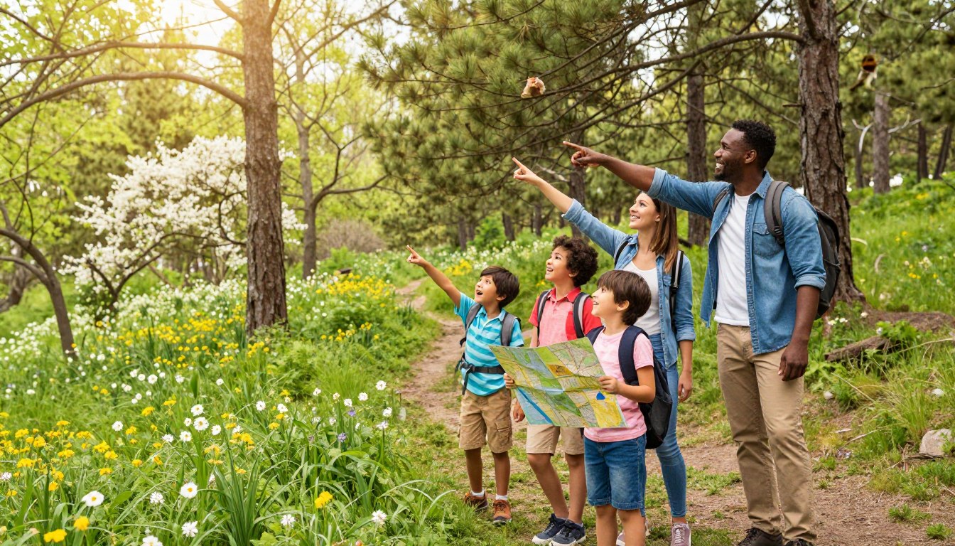 Outdoor adventures and national parks for families