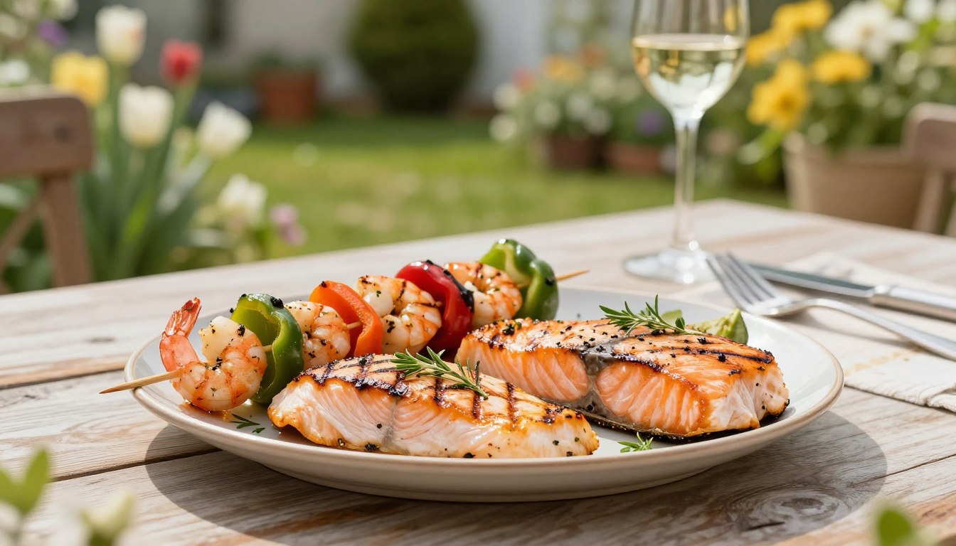 Grilled proteins that stay healthy and flavorful