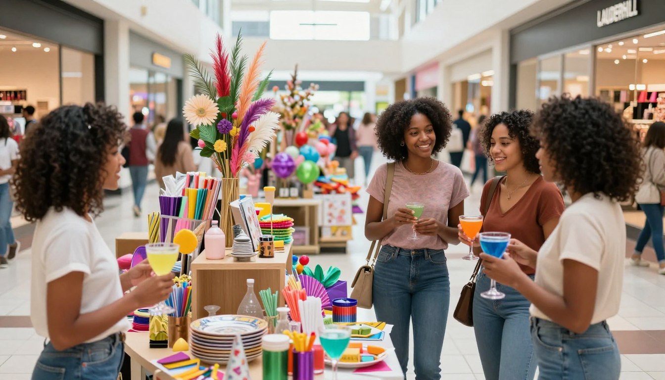 Visiting Lauderhill Mall for Party Supplies