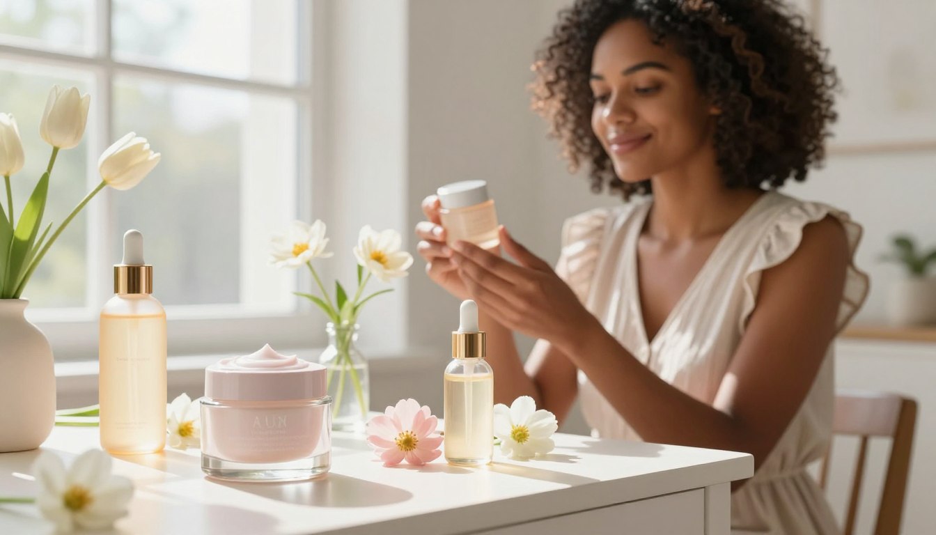 Swap to lighter moisturizers and hydrating serums