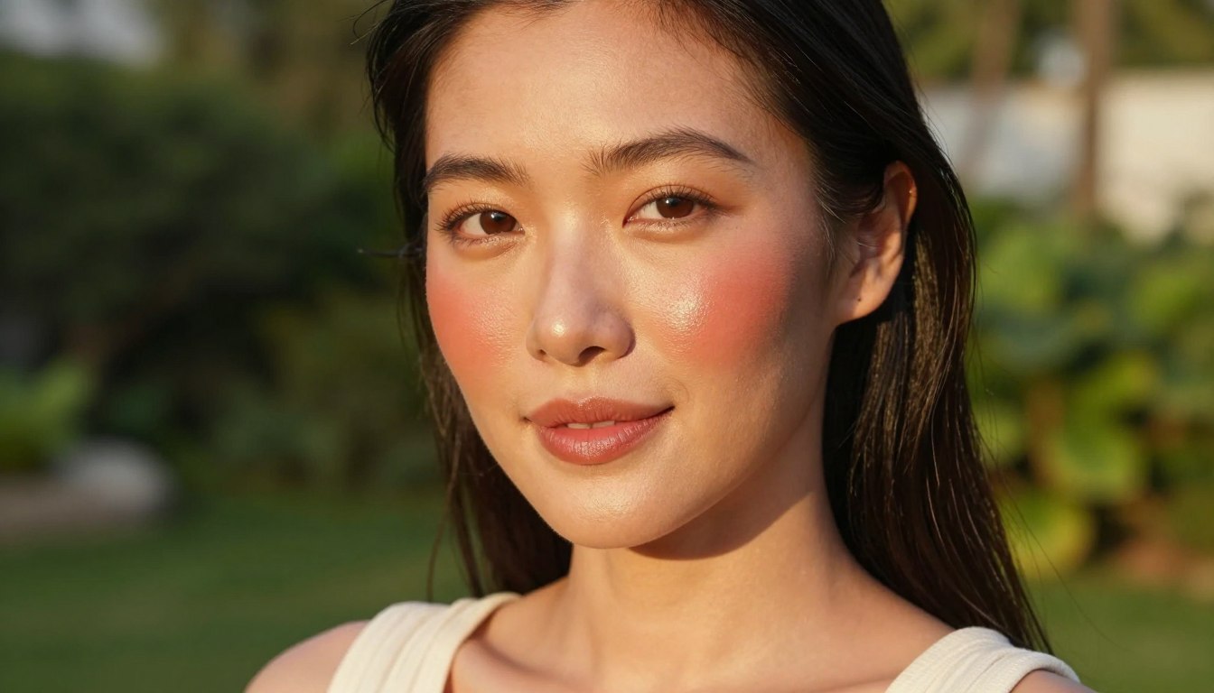 Young look - Cream Blushes Bronzer and Highlighter for a Natural Sun Kissed Look